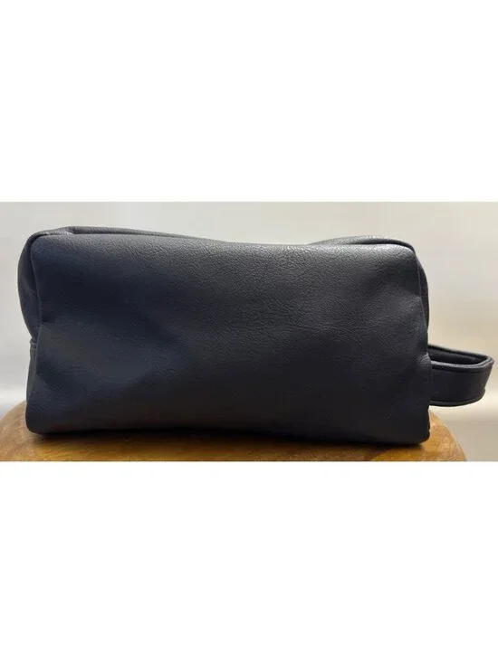 Sephora Blue Cosmetics Toiletry Travel Zipper Women's Makeup Men's Shaver Bag - Picture 3 of 7